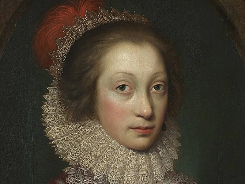 1593-Cornelis Janssens - Ritratto di Elizabeth Boothby